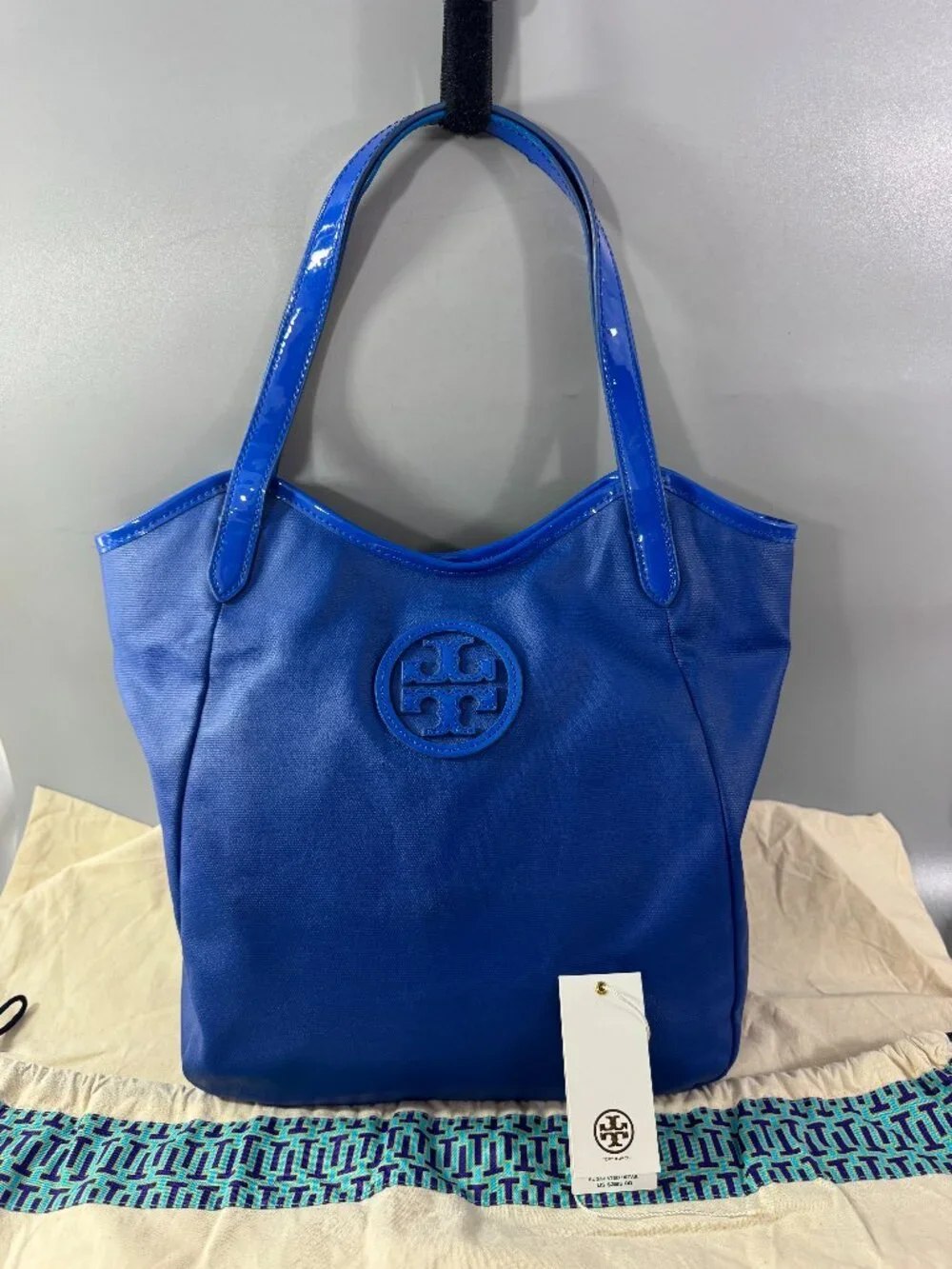 Tory Burch Stacked Logo NS Tote